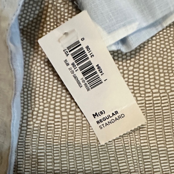 Old Navy Kids Blue Star Print Shirt with Red Striped Pocket - Picture 2 of 4